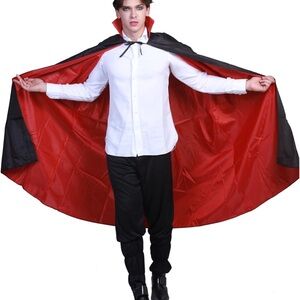 Vampire Cape with Red Lining